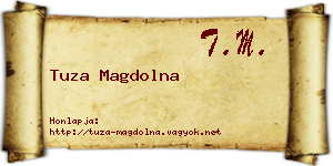 Tuza Magdolna névjegykártya